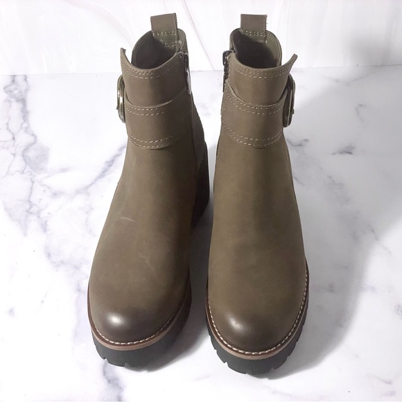 Blondo Dagger Taupe Waterproof Bootie Size 6.5 - Picture 4 of 15